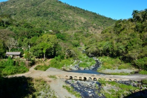 die alte Brücke von Santo Domingo