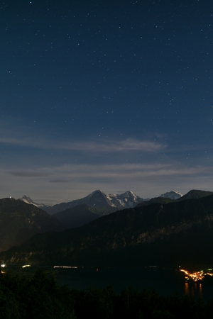 Mondschein übern Eiger